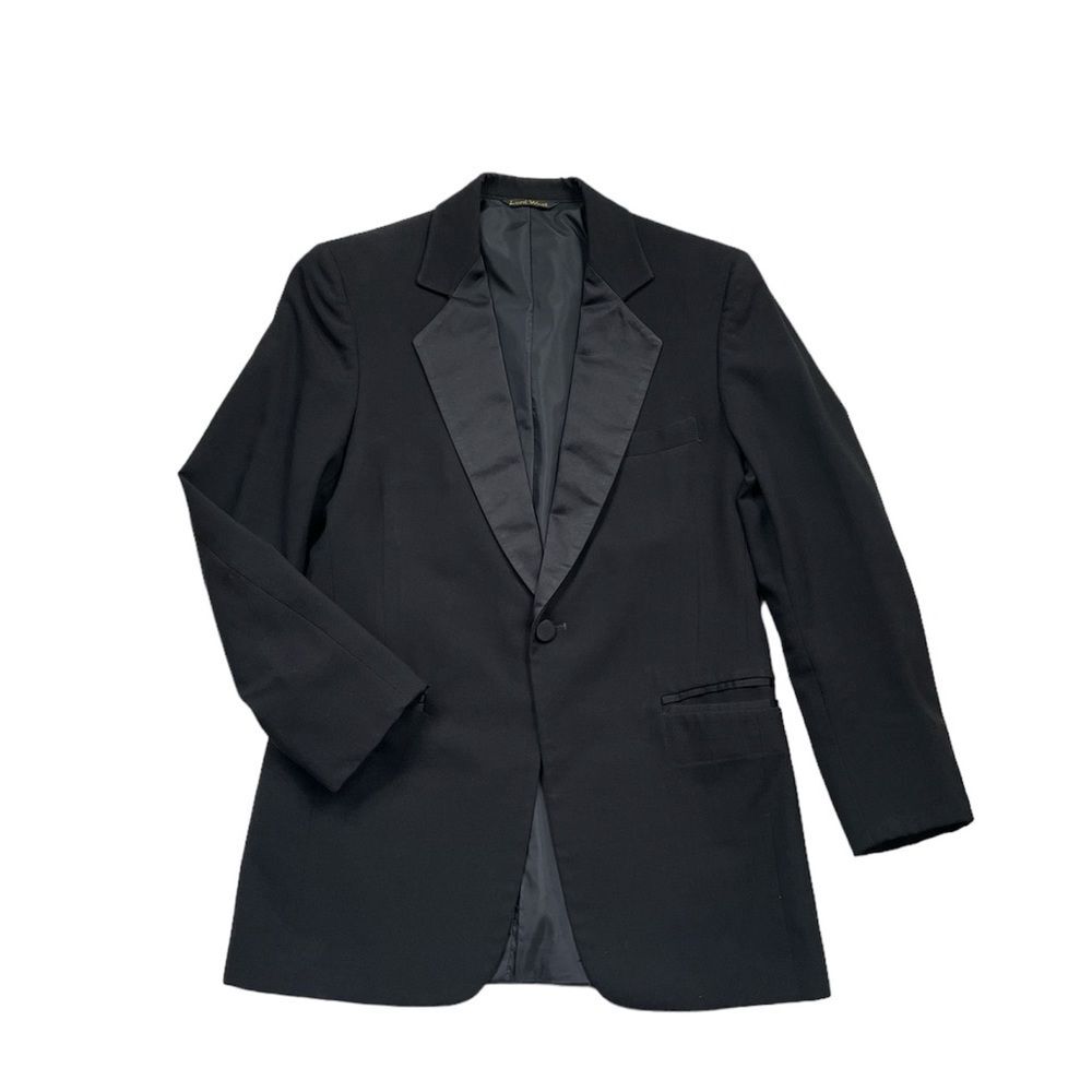 Lord West Tailored for Formally Yours Men Tuxedo Jacket Black Sz 36 Short